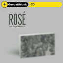【CD】【和訳選択】BLACKPINK ROSE FIRST SINGLE ALBUM R ブラックピンク ロゼ シングル アルバム【先着ポスター】【店舗特典生写真5枚】【送料無料】