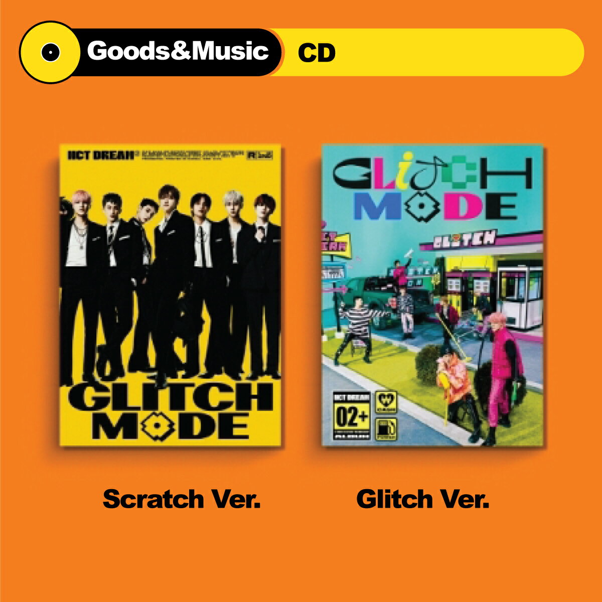 【PHOTOBOOK】【2種セット】【和訳選択】NCT DREAM GLITCH MODE 2ND ALBUM 正規 2集 【安心国内発送】ポスターなしで格安のサムネイル