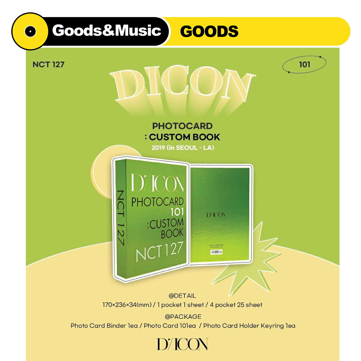 コレクション, その他 DICON PHOTOCARD 101 CUSTOM BOOK 2018-2021 IN SEOUL-LA NCT127 D-ICON5
