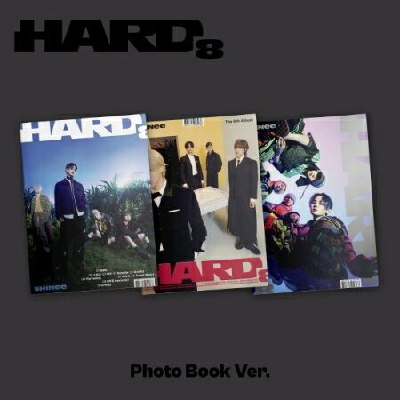 【PHOTOBOOK】【VER選択】【和訳選択】SHINEE HARD 8TH FULL ALBUM シャイニー 正規 8集 アルバム 15周年 15th Aannieversary【弊店限定特典】【安心国内発送】