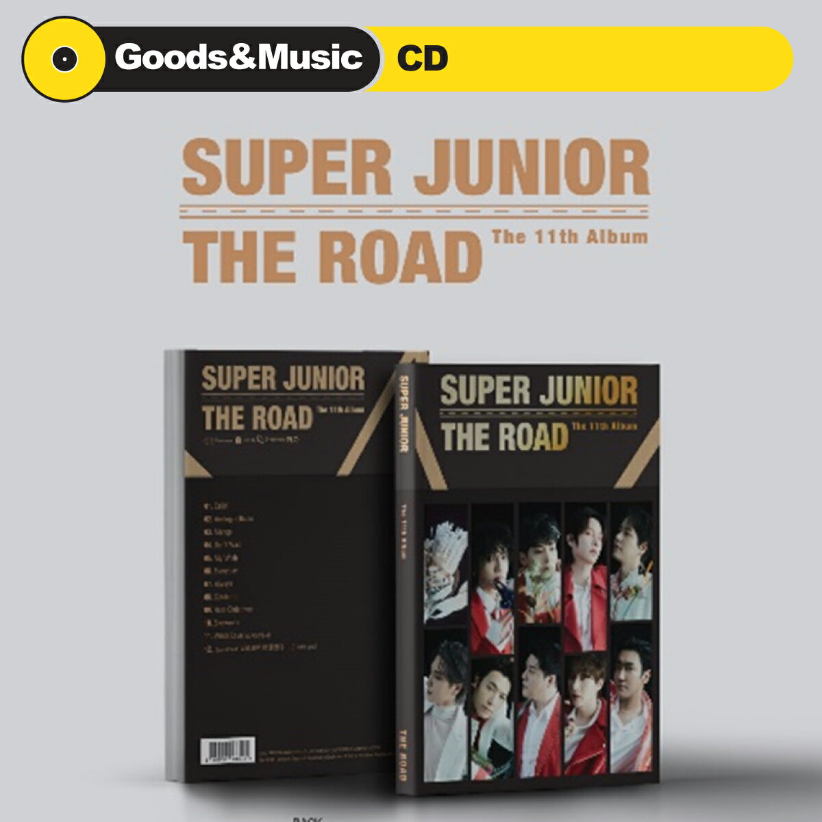 【和訳選択】SUPER JUNIOR THE ROAD 11TH FULL ALBUM スーパージュニア 正規11集 アルバム【安心国内発送】