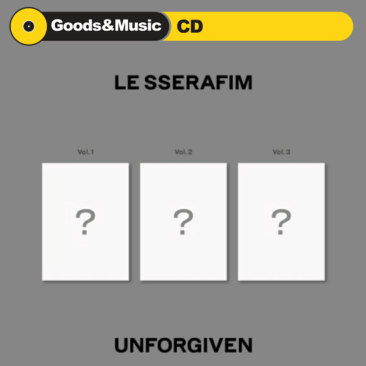 楽天Goods ＆ Music【3種セット】【和訳選択】LE SSERAFIM 1st Studio Album UNFORGIVEN ルセラフィム 1集 スタジオ アルバム【ポスター付】【弊店限定特典】【安心国内発送】