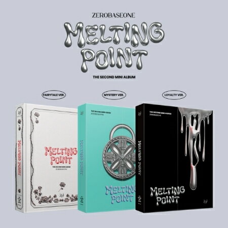 楽天Goods ＆ Music【3種セット / VER選択】【ONLINE特典選択】【弊店限定特典VER指定】ZEROBASEONE MELTING POINT 2ND MINI ALBUM ZB1 ゼベワン ゼロベースワン 2集 ミニ アルバム【和訳選択】【安心国内発送】