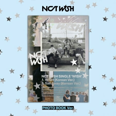 【PHOTOBOOK VER.】【和訳選択】【弊店限定特典付】NCT WISH - 1ST SINGLE ALBUM [WISH] ウィッシュ 1集 シングル アルバム【安心国内発送】