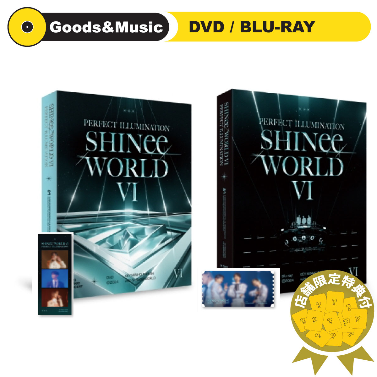 【公式特典 + 弊店限定特典】【日本語字幕付】SHINEE - WORLD VI [PERFECT ILLUMINATION] IN SEOUL (DVD) (BLU-RAY) シャイニー コンサート ビデオ【リージョンALL】【安心国内発送】