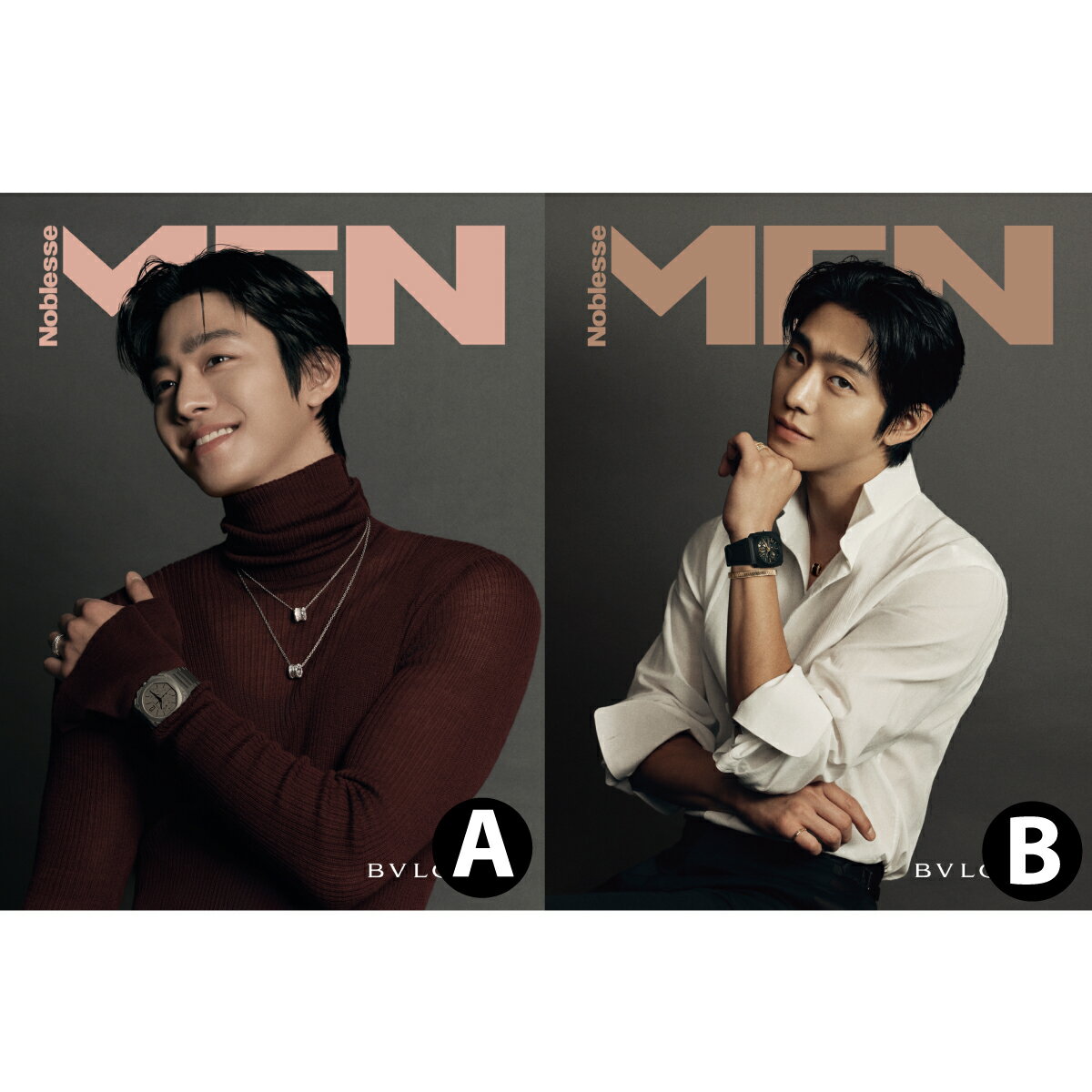 【和訳付】【2種セット・VER選択】2025年 11月号 NOBLESSE MEN AN HYOSEOP アンヒョショプ 画報 インタ..