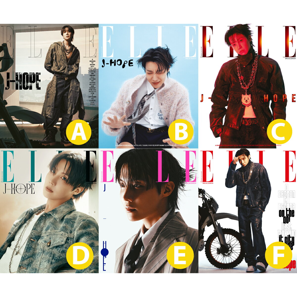 【当店限定特典】【VER選択】【和訳付】2025年 12月号 ELLE KOREA SPECIAL BTS J-HOPE 防弾少年団 ジェイホップ 画報 インタビュー 韓国 雑誌 MAGAZINEのサムネイル