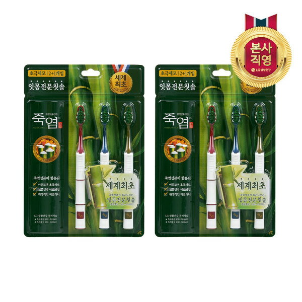 竹塩歯ブラシ2+1口(歯茎)x 2個