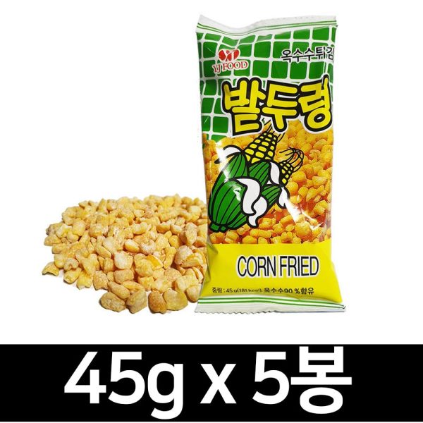 大容量 お菓子 コンパン 500 畑の蔓 45g x 5袋/ トウモロコシコーン