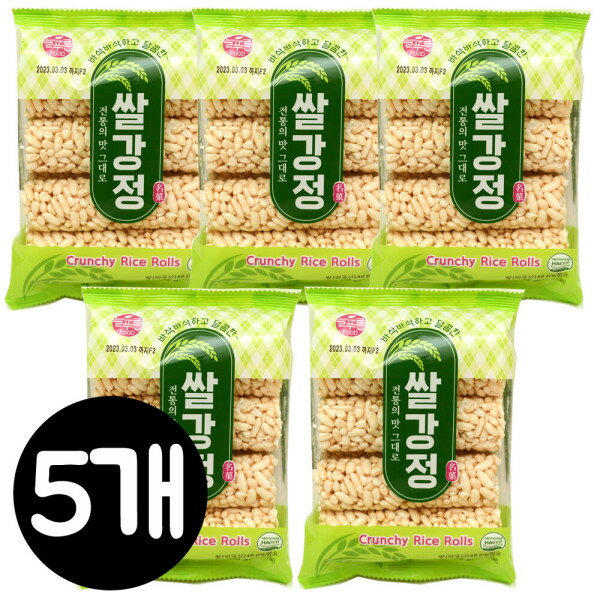 伝統の味 米カンジョン 80g x5袋/お菓子/おやつ/ポン菓子