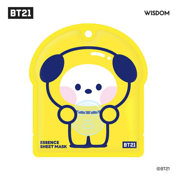 BT21 ミニニ エッセンスシート マスクパック チミ 清浄光彩 トーンアップケア