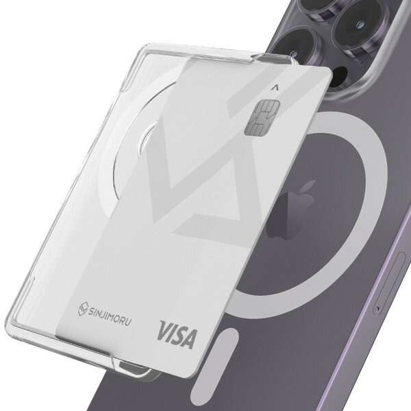 マックセーフ互換取り外しMスリムスロット_携帯カードスロットウォレットケース_iPhone151413ギャラクシーS242322ウルトラ