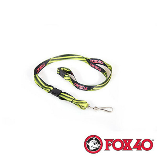 フォックス40 ホイッスル 106-0100 Gear Lanyard ホイッスル ネックレス 名札 展示会 審判コーチ 先生 ネームテック マスク