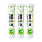 ビタハイム 発泡ビタミン マルチビタミンC 500レモン味 60錠（3通）
