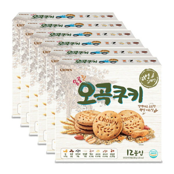 オンゴルジン 五穀クッキー 288g 6パック