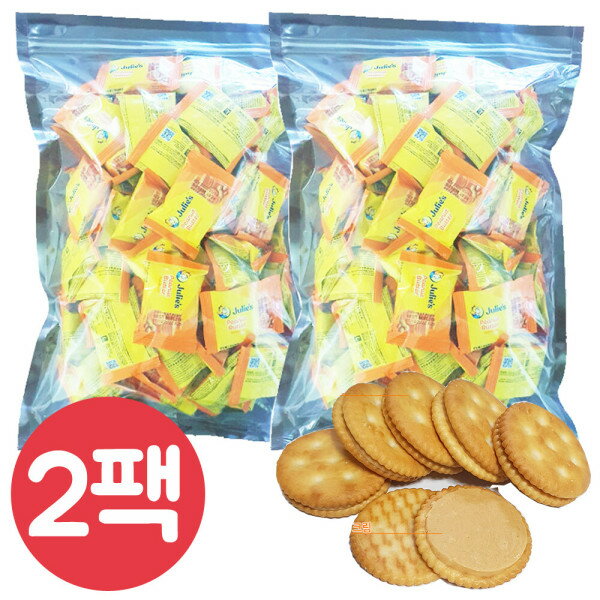 ジュリス ピーナッツバター サンドイッチ クラッカー菓子 802gx2個(約100個)/ 田んぼ/ 米菓子/ 穀物バー