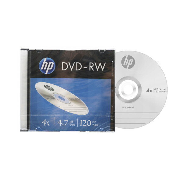 hp DVD-RW 1枚 4.7GB 4倍速ボールディス