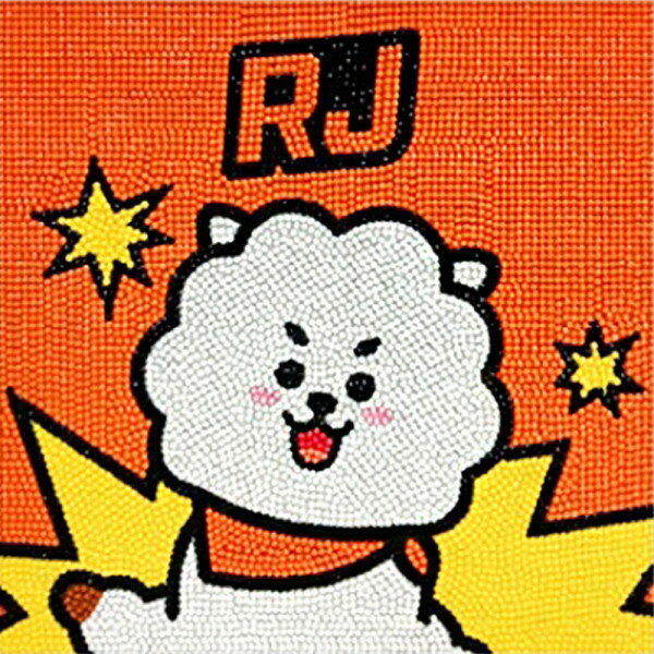 DIY宝石クロスステッチ BT21コミックRJ 25x25