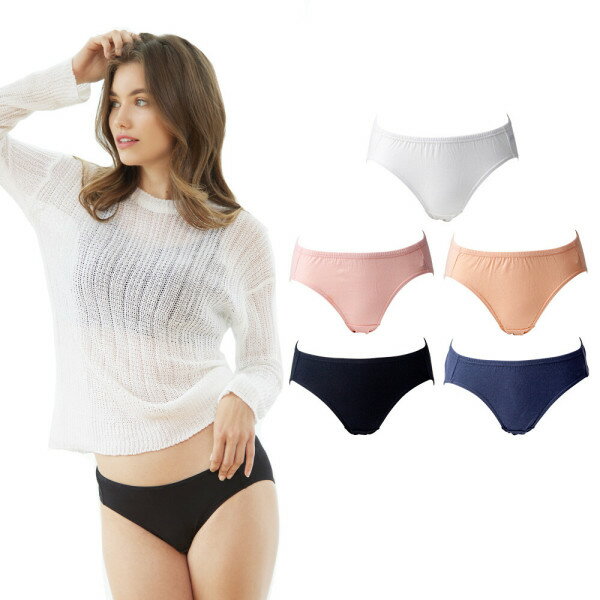 (5枚)トライ レディース ミディアムパンツ 5枚