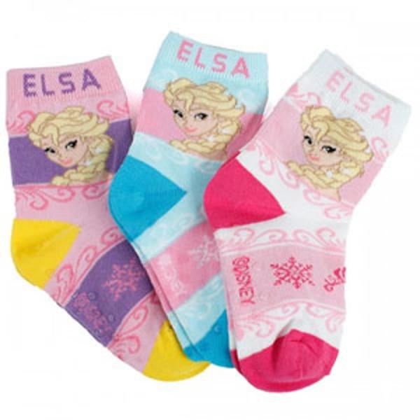 (キャラクター用品)アナと雪の女王 ビューティー 子供用靴下 3EA 5号 キャラクター用品