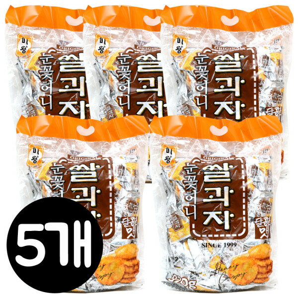 美王 雪花ハニー 米菓子 920g x 5個/スナック/おやつ/チョチョンユグァ