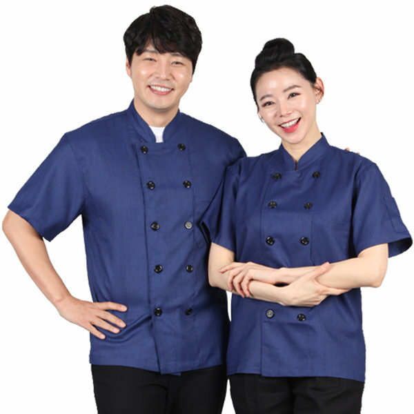 楽天Gmarket JAPANチュール 半袖 韓国料理 調理服 キッチン服 衛生服 シェフウェア FC78