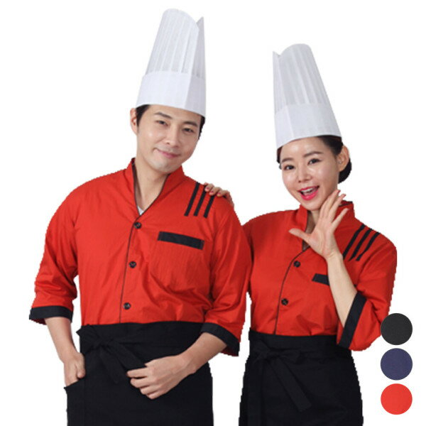 楽天Gmarket JAPAN夏の調理服 和食 韓国料理 中華料理 シェフユニフォーム キッチンFC25