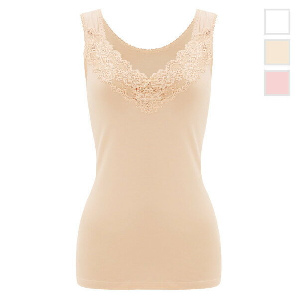 JHWR104 ジェームズディーン レディース 純綿 レース レディース ノースリーブ ランニング 85~100