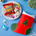 楽天Gmarket JAPAN（豊富なプレゼント）クリスマス 靴下の弦月箱 おやつ7種 グディバッグ / 保育園 学校 団体 包装 お菓子 お返し