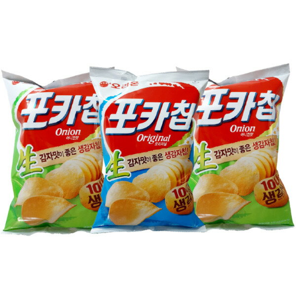 ポカチップ オリジナルX1 オニオン味X2 110gのサムネイル