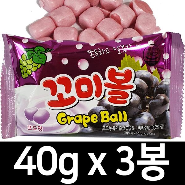 コミボル ブドウ味 ゼリー 40g x 3個/オキオ/あぜ/ハピムの商品画像