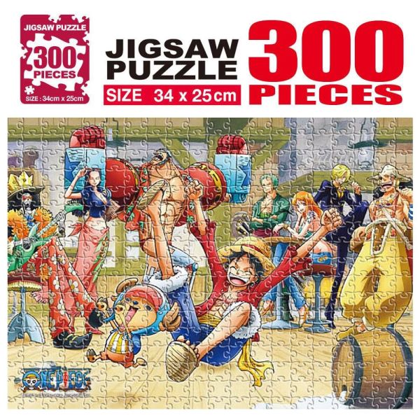 鶴山パズル ワンピース ジグソーパズル 300pcs (パーティータイム) /ジグソーパズル/児童パズル/大人パズル/パズル/キダルトパズル/彫刻パズル