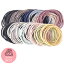 Elastic/Skinny/Hair Ties/Color/6Types/Basic/Hair Elastic/50P/Pick 1