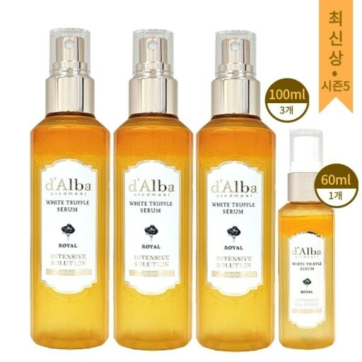 新着商品 シーズン5 ダルバ ミストロイヤル セラム ホワイトトリュフ100ml 3本+60ml 1本 新着商品 シーズン5 ダルバ ミストロイヤル セラム ホワイトトリュフ100ml 3本+60ml 1本