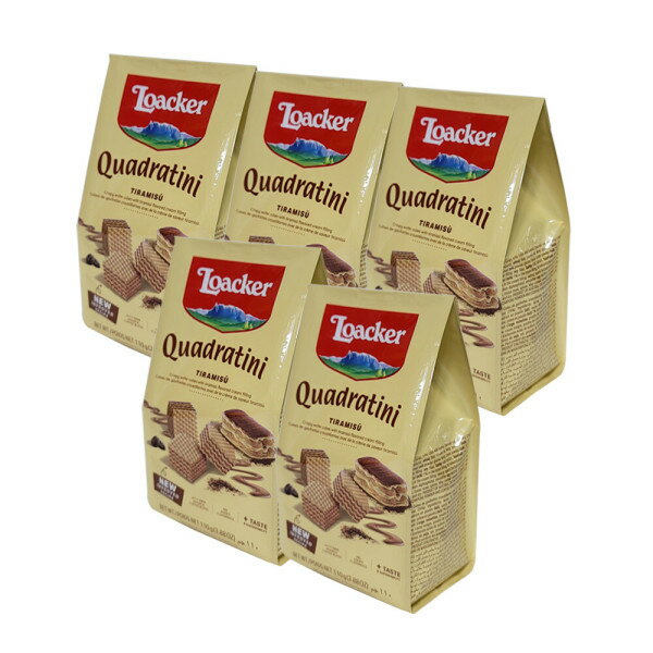 ローカーウエハース ミニクアドラティーニ ティラミス 110gx5袋 ローカーウエハース ティラミス