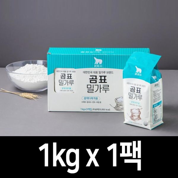 コムピョ 小麦粉 中力 1kg /ヘピョ/ 