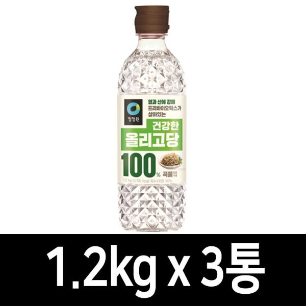 チョンジョンウォンオリゴ糖1.2kg3本米飴/の商品画像