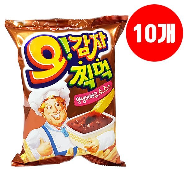 オリオン オガムジャヤンニョムバーベキュー 75g x 10個 スナックの商品画像