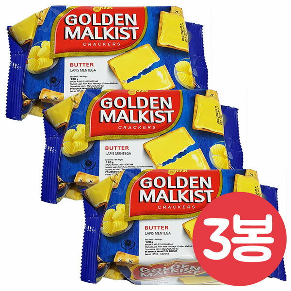 ゴールデンモールキストクラッカーバター味120gx3袋/チョコムーチョの商品画像