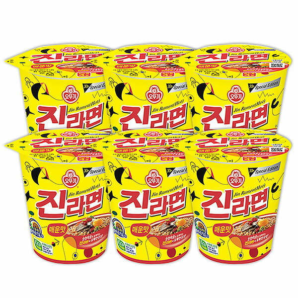 オットギジンラーメン辛口カップラーメン小カップ小カップ6入りのサムネイル