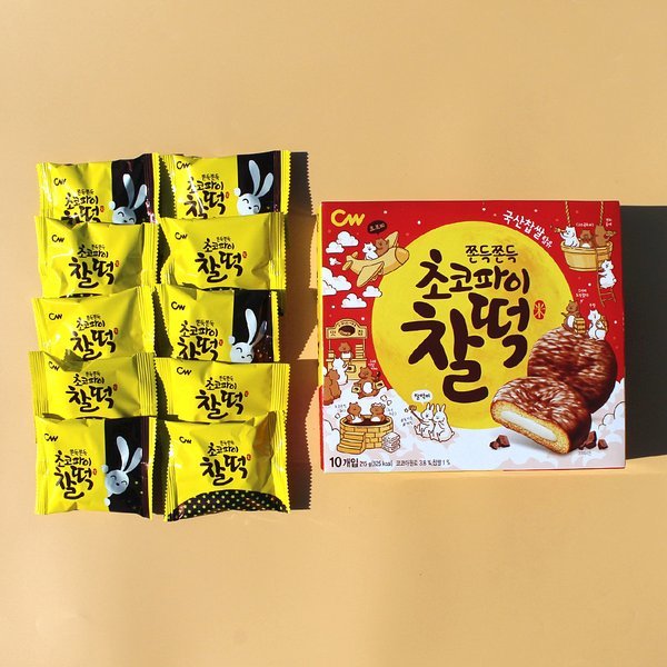 チョンウ食品 チョコパイ もち米215g/もち米パイの商品画像