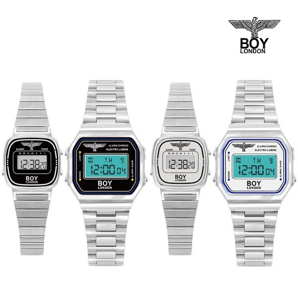 ボーイロンドン レトロ デジタル 腕時計 4種 択1