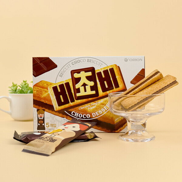 オリオン ビチョビ125g / クラッカーチョコレートサンド菓子の商品画像