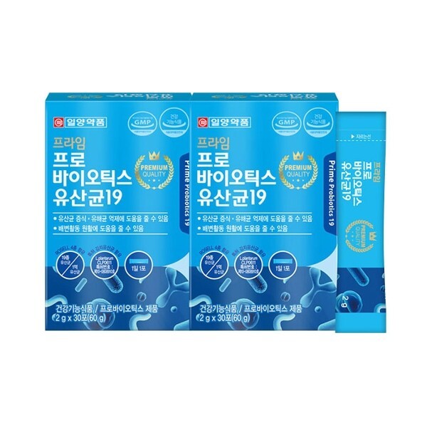 イルヤン薬品 プライム プロバイオティクス 乳酸菌19(キムチ乳酸菌) 2箱/2ヶ月分