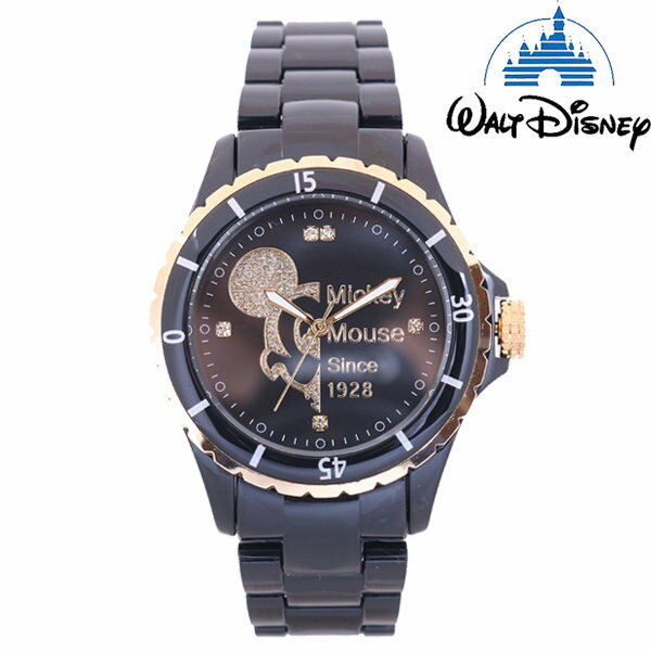 ウォルト ディズニー ミッキーマウス ギャラクタ 腕時計 OW-6100BK