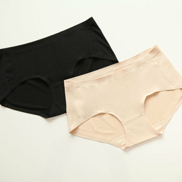 (SET) アゲイン 無縫製 ヌーディー ノーライン パンツ 3枚セット