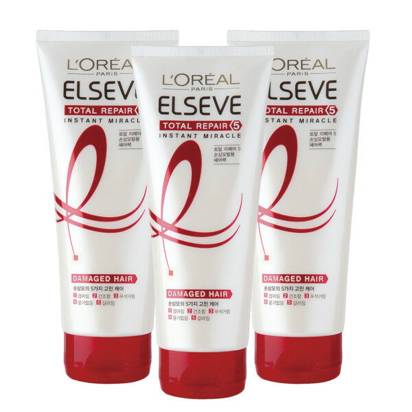 ロレアル パリ トタリペア5 ミラクル ヘアパック 170ml 3本セット デイリー ダメージケア 国民ヘアパック