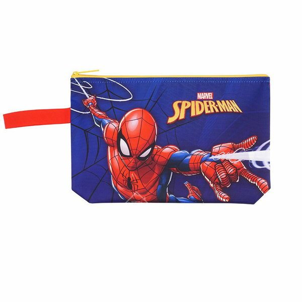 スパイダーマンのクモの巣 マルチポーチ ランチプレート お弁当バッグ