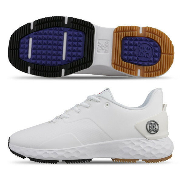 ジフォア MG4+ スパイクリス 防水 プレミアム メンズ ゴルフシューズ G4MC0EF26-SNO