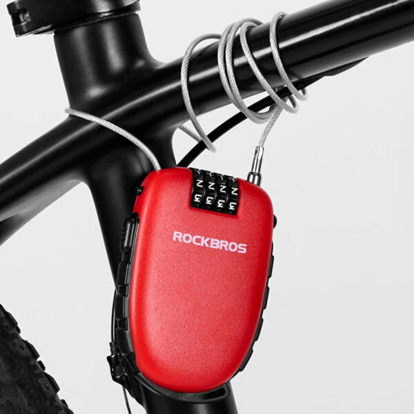 ロックブロス ワイヤロック 錠前ロック(番号方式) 自転車 キックボード バイク 981